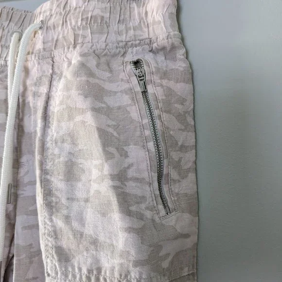Athleta | Cabo Tide Linen Jogger Neutral Camo - Picture 3 of 10